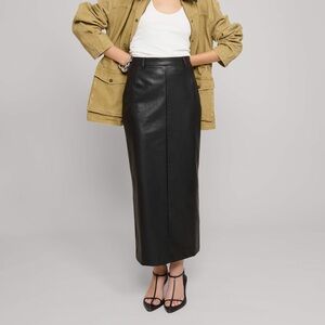 Pixie Market Black Maxi Skirt